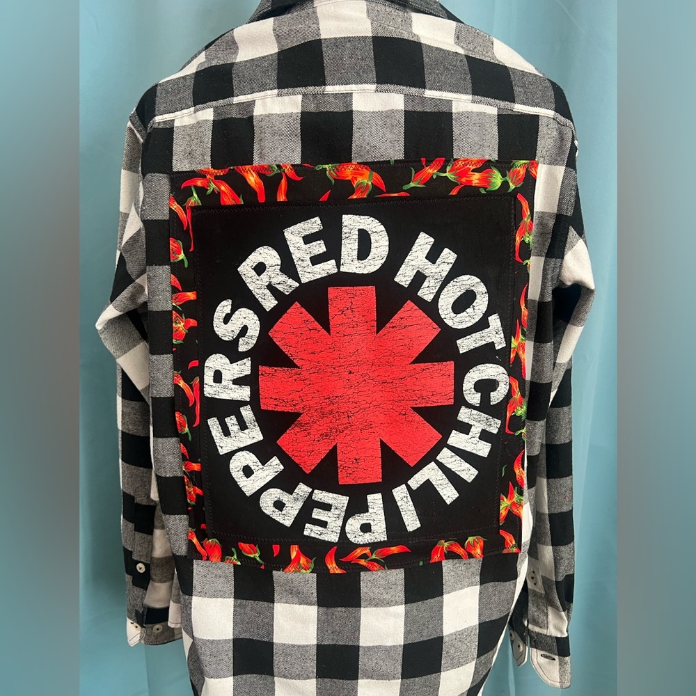 One-of-a-Kind Refashioned RHCP Flannel (Size M)
